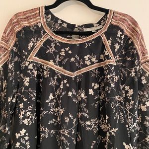 Daniel Rainn Estelle Embroidered Floral Tunic